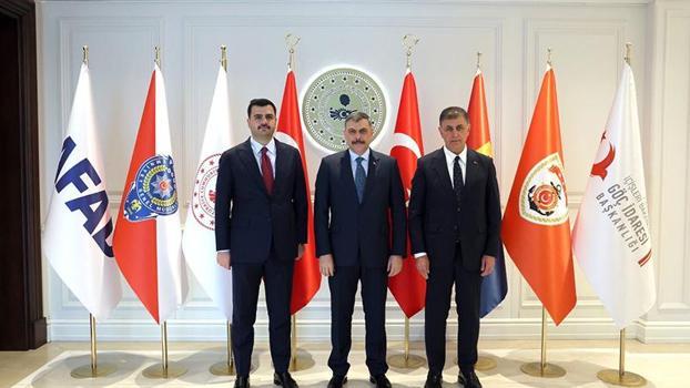 Bakan Çiftçi, AK Parti'li İnan ve Cemil Tugay'ı kabul etti