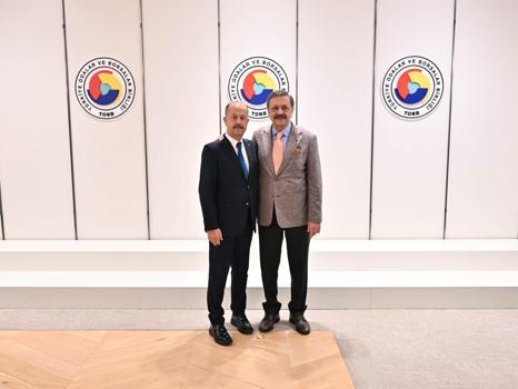 Yenişehir TSO'dan TOBB Başkanı Hisarcıklıoğlu'na ziyaret