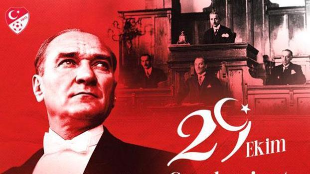 Spor camiasından 29 Ekim Cumhuriyet Bayramı mesajları