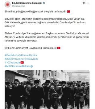 MSB'den 29 Ekim Cumhuriyet Bayramı'na özel klip