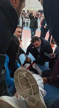 Törende fenalaşan öğrenciye doktor olan milletvekili ile il başkanı müdahale etti