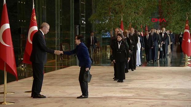 Cumhurbaşkanı Erdoğan, 29 Ekim tebriklerini kabul etti