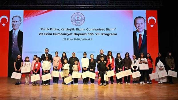 ‘Birlik Bizim Kardeşlik Bizim Cumhuriyet Bizim’ yarışmasında ödüller sahiplerini buldu