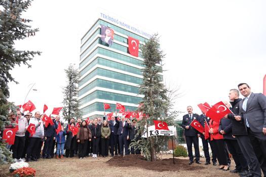 Namık Kemal Üniversitesi'nde 'Cumhuriyet Fidanı' dikim etkinliği