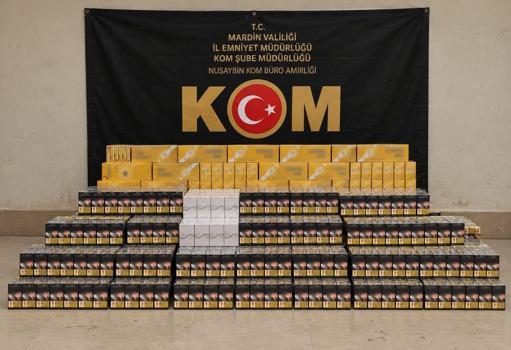 Nusaybin’de kaçak sigara operasyonunda 1 gözaltı