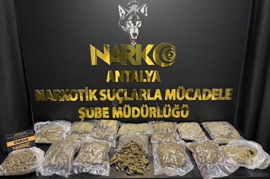 Antalya’da uyuşturucu operasyonu: 1 tutuklu