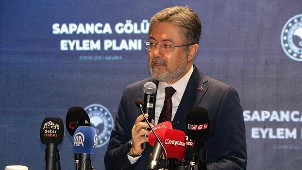 Bakan Yumaklı: Sapanca Gölü kötüye giderse, Kocaeli ve Sakarya susuz kalır