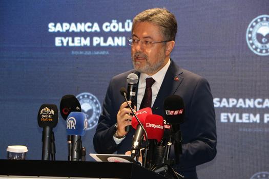 Bakan Yumaklı: Sapanca Gölü kötüye giderse, Kocaeli ve Sakarya susuz kalır