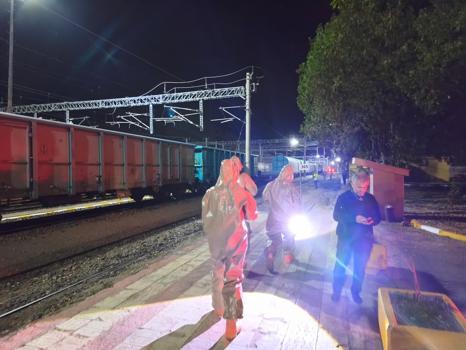 Kayseri’de kimyasal sızıntı tespit edilen vagon, karantinaya alındı