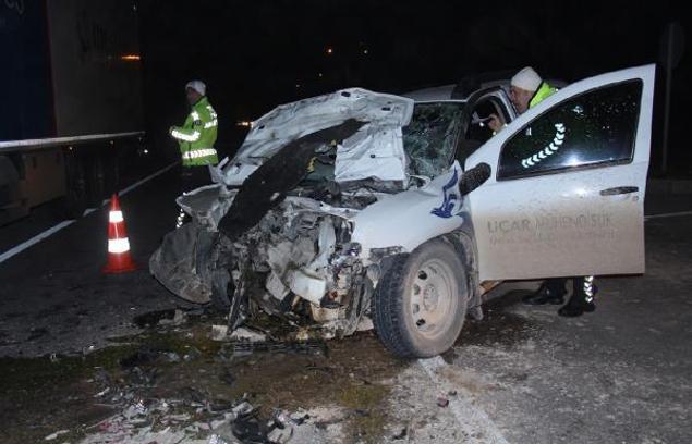 Çeltikçi'de trafik kazası: 1 yaralı