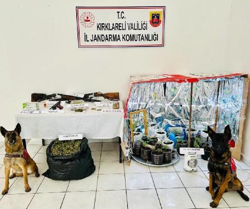 Kırklareli'nde uyuşturucu operasyonu: 25 gözaltı