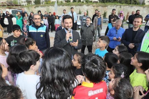 Başkan Öztekin afet bölgesini ziyaret etti