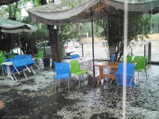 Kağızman'da dolu, Diyadin'de yağmur zarar verdi