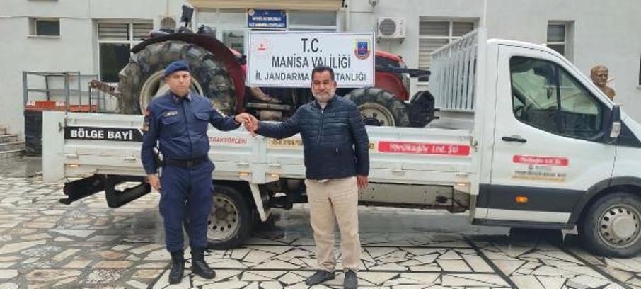 Manisa'da çalınan traktör Aydın'da bulundu