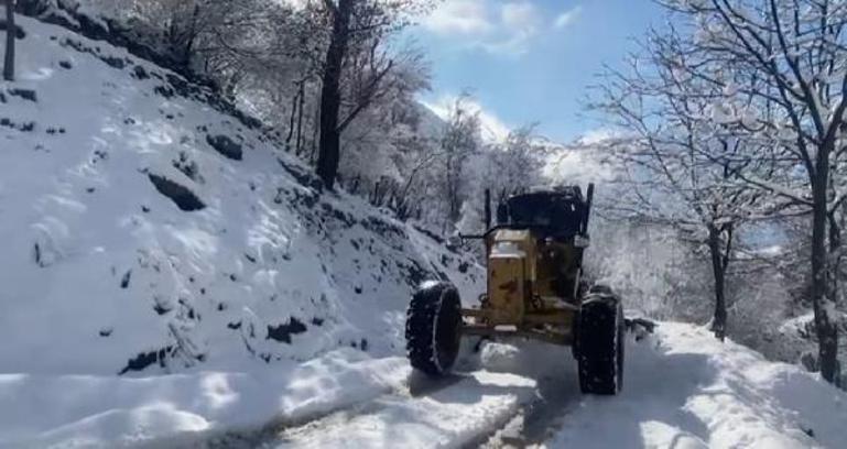 Sason’da 43 yerleşim yerinin yolu kardan kapandı