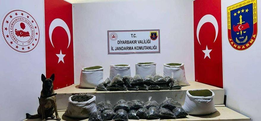 Diyarbakır’da 226 kilo esrar ele geçirildi