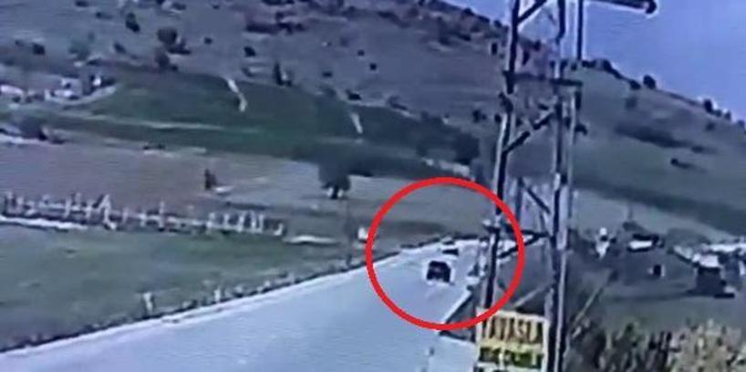 Ankara'da 6 kişinin yaralandığı kaza kamerada