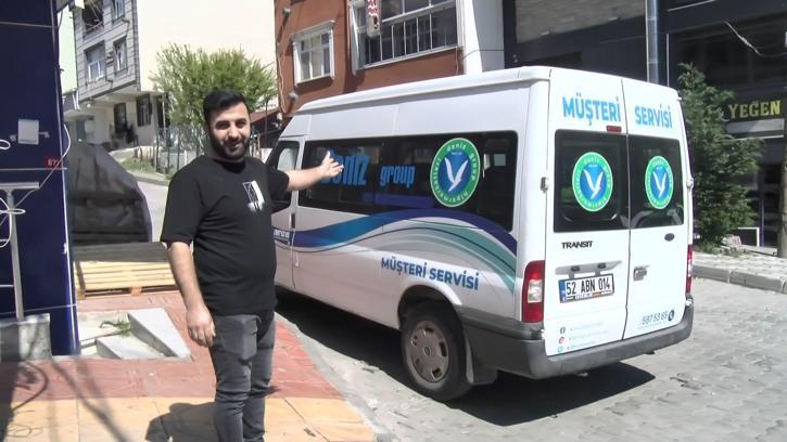 İstanbul - Arnavutköy'de çalışır halde bırakılan otomobil böyle çalındı