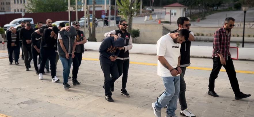 Elazığ’da uyuşturucu operasyonunda 9 kişi tutuklandı