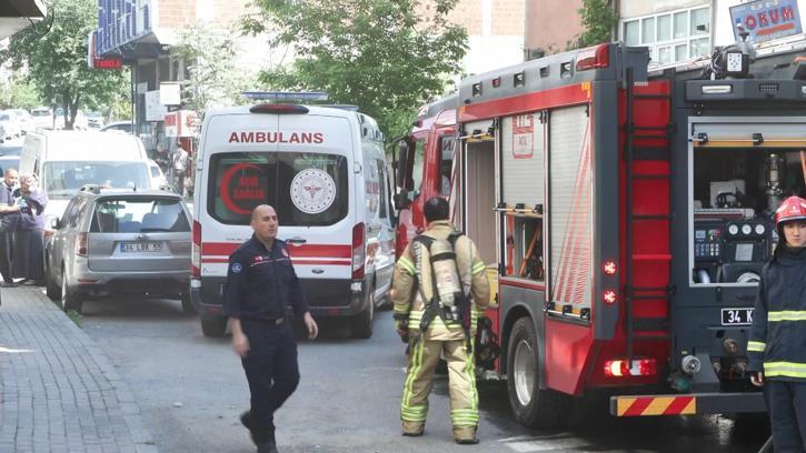 İstanbul - Bağcılar’da 5 katlı binanın bodrum katında yangın