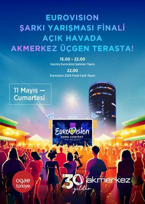 Eurovision Şarkı Yarışması'nın finali Akmerkez'de izlenebilecek
