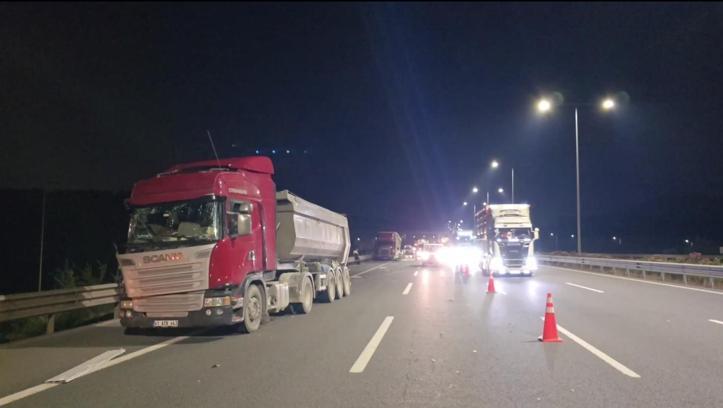 İstanbul-Kuzey Marmara Otoyolu'nda kaza: 1 ölü