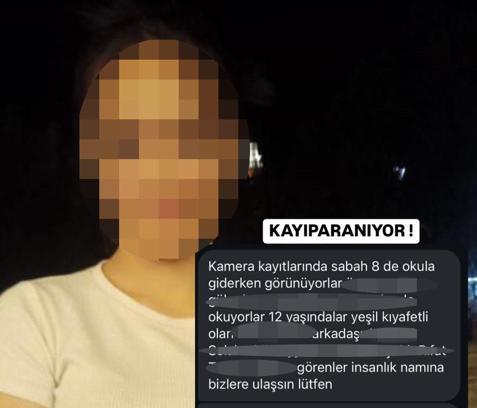 Okuldan dönmeyen 12 yaşındaki 2 kız çocuğu, arkadaşlarının evinde bulundu