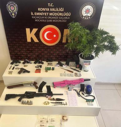 Konya'da 2 suç örgütüne operasyon; 26 şüpheli tutuklandı