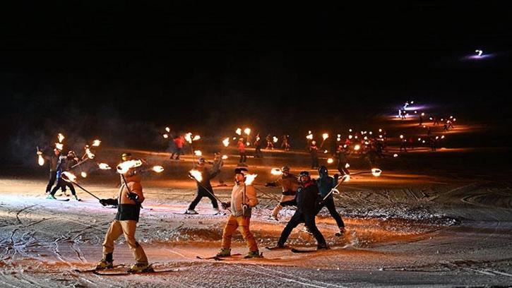 Erzurum’da Avrupa Kış Sporları Başkenti şenliği