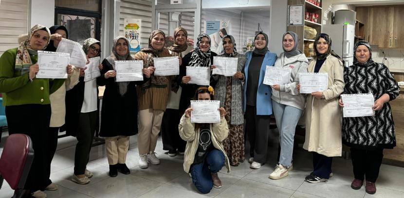 Kadınlara mantar yetiştiriciliği kursu