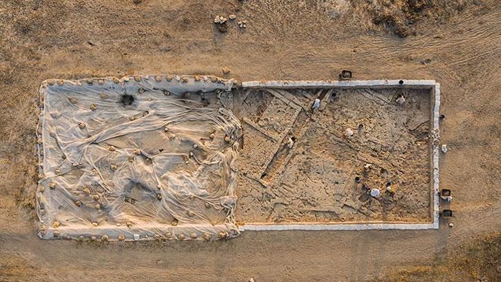 One of the first streets of Neolithic age was founded in Canhasan