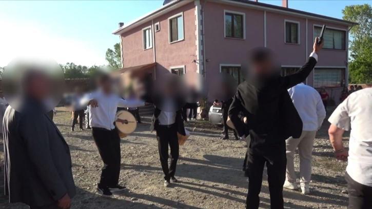 Düğünde havaya ateş açıldı; 1 yaralı, 8 gözaltı