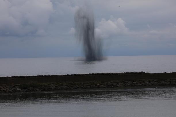 Balıkçıların bulduğu insansız deniz aracı imha edildi / Ek fotoğraflar