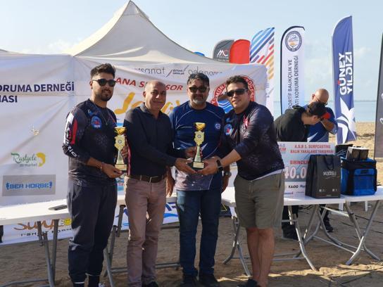 1’inci Ulusal Surf Casting Balık Yakalama Turnuvası tamamlandı