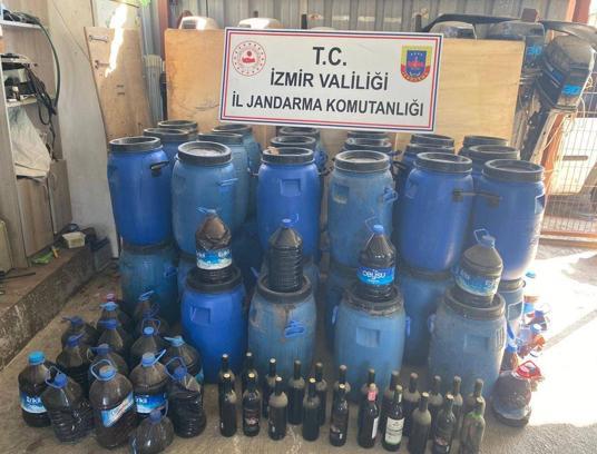 Evde sahte şarap üretip satıyorlardı: 2 gözaltı