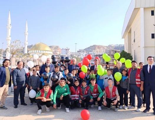 Hatay’da fidanlar Gazze için toprakla buluştu