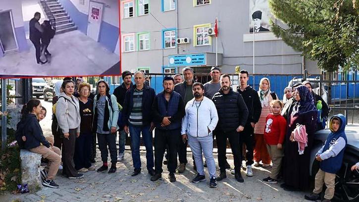 Manisa'daki ortaokulda darp iddiasına velilerden tepki