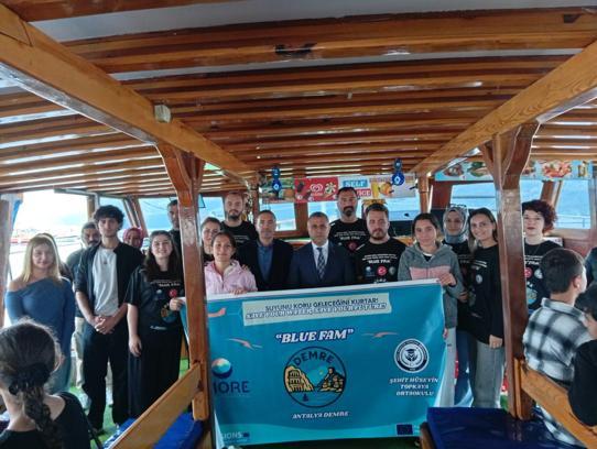 Öğrencilerden deniz ekosistemine duyarlılık mesajı