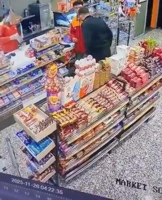 Akaryakıt istasyonu çalışanına kafa atıp, yumruklayan şüpheli gözaltına alındı