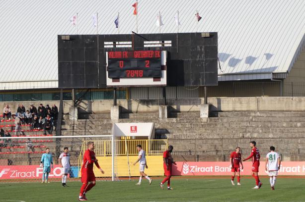 Yalova FK 77 - Gaziantep FK: 0-2