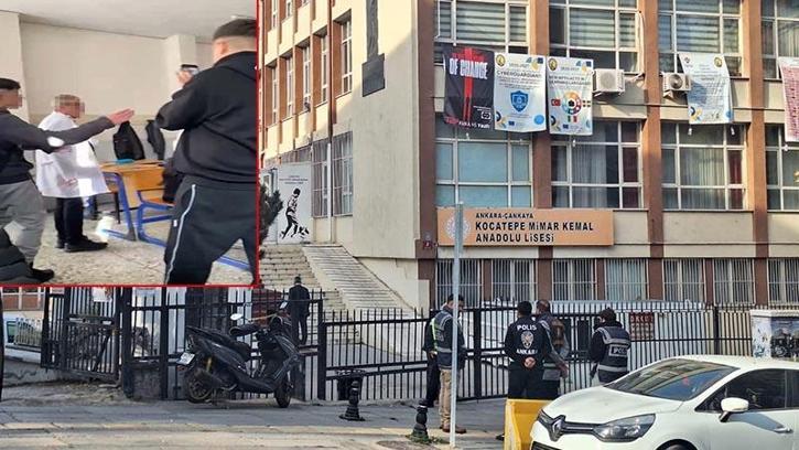 Öğrencilerin öğretmen ile alay ettiği olaya ilişkin polis incelemesi