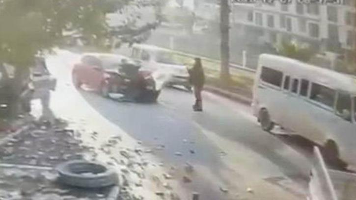 Polise çarptığı kazanın görüntüsünü sosyal medyada paylaştı, gözaltına alındı