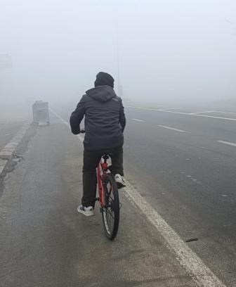 Ağrı'da yoğun sis; görüş mesafesi 10 metrenin altında