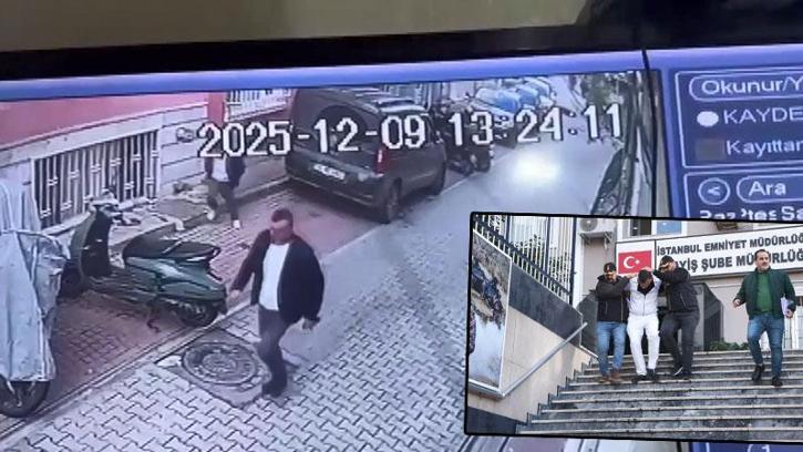 Fatih'teki kiracının ev sahibini öldürdüğü silahlı saldırı kamerada