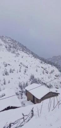 Rize’nin yüksekleri beyaza büründü