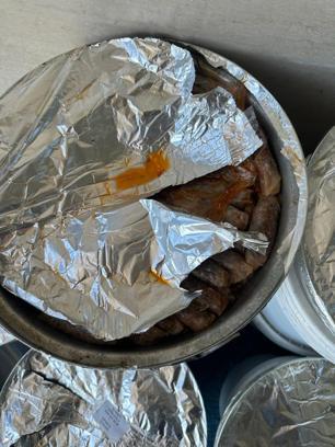 Otobüsle uygunsuz taşınan sarma ve dolmalar imha edildi