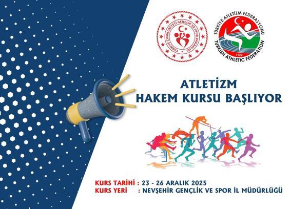Nevşehir’de ‘Atletizm Hakemlik Kursu’ başlıyor