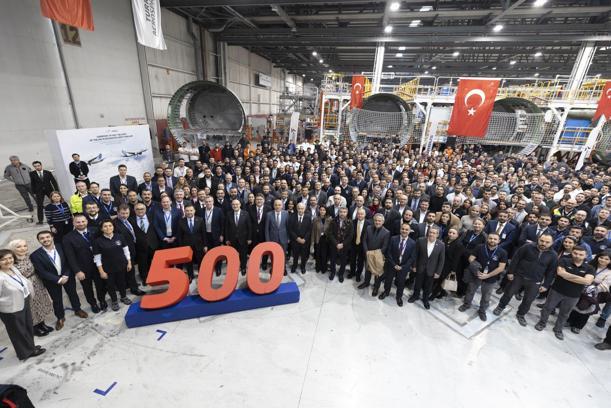 TUSAŞ, Airbus'a 500'üncü gövde teslimatını gerçekleştirdi