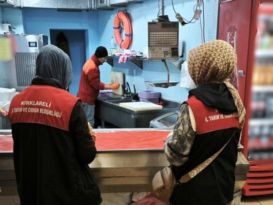 Kırklareli’de İl Tarım ve Orman Müdürlüğü’nden gıda denetimi
