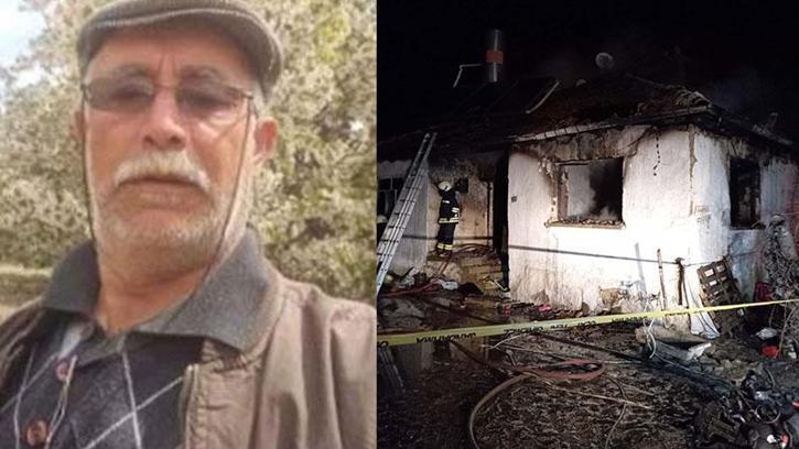 Yangında annesini kurtarmak isterken öldü